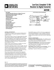 AD2S90APZ Datenblatt PDF