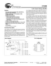 CY2308SC-1H 数据规格书 1