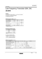 2SC4672T100Q Datenblatt PDF