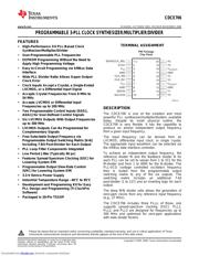 CDCE706_10 datasheet.datasheet_page 1