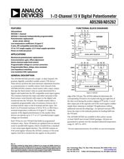 AD5260BRUZ50 Datenblatt PDF