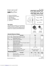 IRFBE30SPBF datasheet.datasheet_page 1