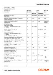 SFH 229 数据规格书 3