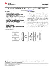 SCAN15MB200TSQ/NOPB 数据规格书 1