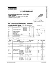 MJE700 Datenblatt PDF