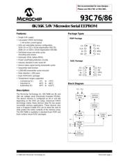 93C76-E/SN datasheet.datasheet_page 1