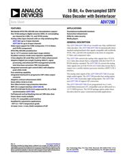 ADV7280WBCPZ 数据规格书 1