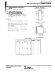 SN74F153 数据规格书 1