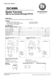 2SC6099-TL-E 数据规格书 1