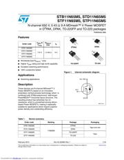 STB11N65M5 datasheet.datasheet_page 1