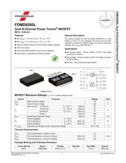FDMD8260L 数据规格书 2