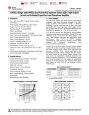 LM7321MA/NOPB Datenblatt PDF