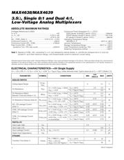 MAX4638ETE+ 数据规格书 2