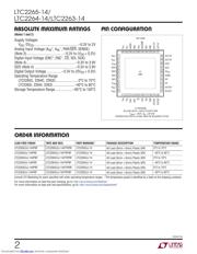 LTC2263CUJ-14-TRPBF 数据规格书 2