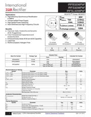 IRFB3206PBF 数据规格书 1