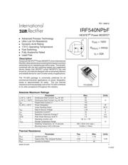 IRF540NPBF 数据规格书 1