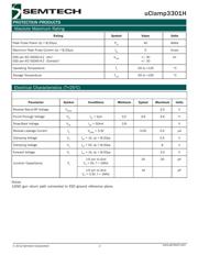 UCLAMP3301H.THT 数据规格书 2
