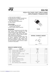 BUL742 数据规格书 1