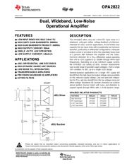 OPA2822E/2K5G4 datasheet.datasheet_page 1