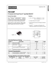 FDC638P_Q datasheet.datasheet_page 1