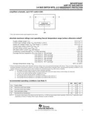 SN74CBT3245CDW 数据规格书 3