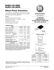 MJW21196G datasheet.datasheet_page 1