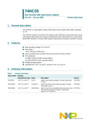 74HC05PW,118 Datenblatt PDF