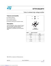 STTH120L06TV 数据规格书 1