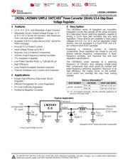 LM2594MX-ADJ/NOPB Datenblatt PDF