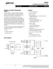 X9315WSIZT1 datasheet.datasheet_page 1