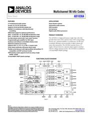 AD1836AZ-DBRD Datenblatt PDF