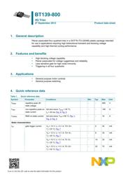 BT139-800 数据规格书 1