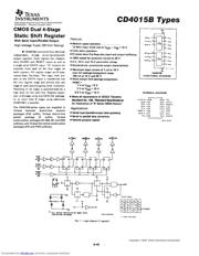 CD4015BE datasheet.datasheet_page 1
