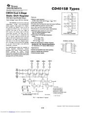 CD4015BE 数据规格书 1