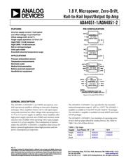 ADA4051-1AKSZ-RL datasheet.datasheet_page 1