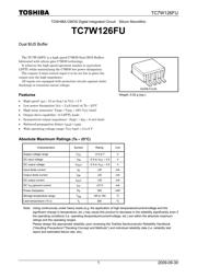 TC7W126FU(TE12L) datasheet.datasheet_page 1