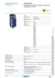ZCP21M12 数据规格书 1