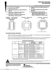 SN74LV04 数据规格书 1