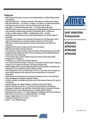 ATA5428-PLQW 数据规格书 1