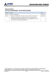 AS4C64M16D2-25BANTR 数据规格书 1