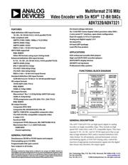 ADV7321KSTZ datasheet.datasheet_page 1