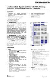 CC1110F32RHHT Datenblatt PDF