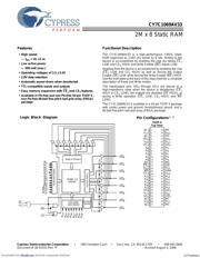 CY7C1069AV33-10ZC datasheet.datasheet_page 1