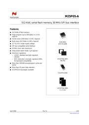 M25P10-AVMN6TP datasheet.datasheet_page 1