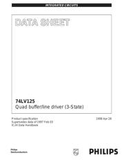 74LV125D 数据规格书 1
