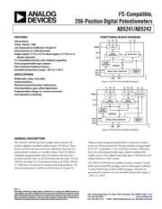 AD5242BRZ10 Datenblatt PDF