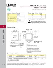 HMC431LP4ETR 数据规格书 4