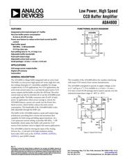 ADA4800ACPZ-R7 datasheet.datasheet_page 1