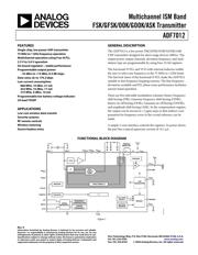 ADF7012BRU Datenblatt PDF