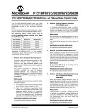 PIC18F8620T-I/PT 数据规格书 1